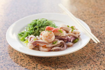 Seafood Seaweed Salad