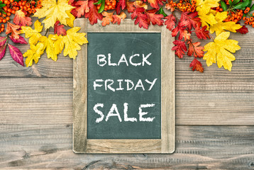 Background with cblackboard Black Friday Sale