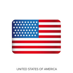USA flag vector