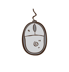 hand drawn mouse