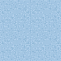 Abstract background - blue maze