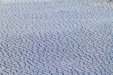Surface of the world's biggest salt plain Salar de Uyuni, Bolivia