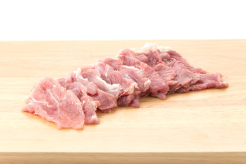 slice pork
