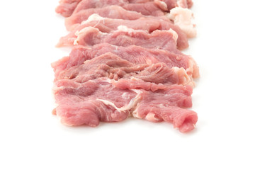 slice pork