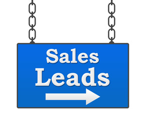 Sales Leads Hanging Signboard 