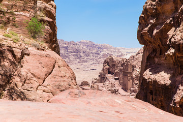 Obraz premium Jordanian desert at Petra