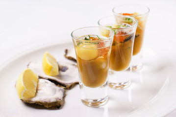 oysters plate