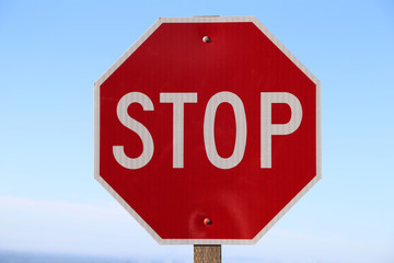 Obraz premium Stop sign