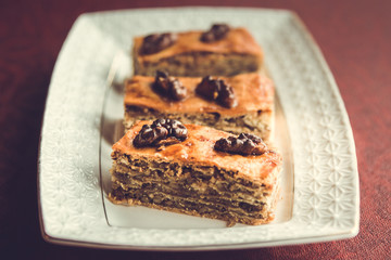 Oriental sweets baklava