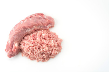minced pork