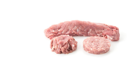  Fillet slice and minced pork