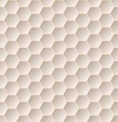 Seamless hexagon pattern background