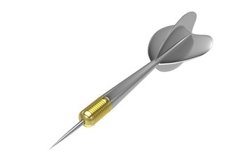 dart isolated on white