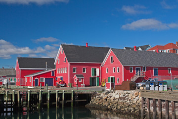 Häuser am Hafen von Lunenburg