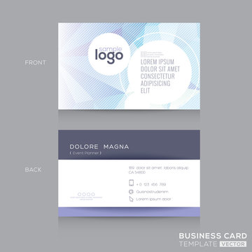 Abstract Business cards Design Template
