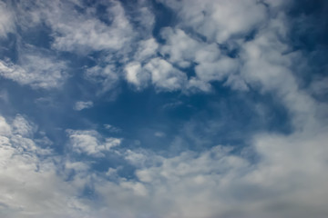 Fototapeta premium Nice blue sky with scattered cloud