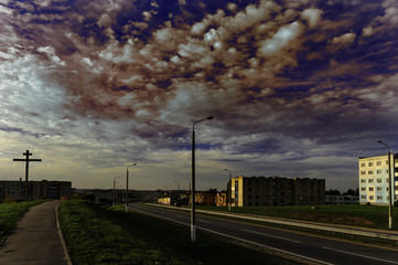 Ржавые облака над городом