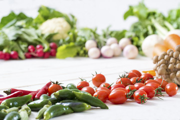 トマトと唐辛子
