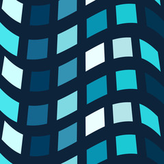 Fototapeta premium Blue mosaic vector background