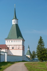 The Valdai Iver Svyatoozersky Virgin Monastery. Nikon (typographic) TOWER