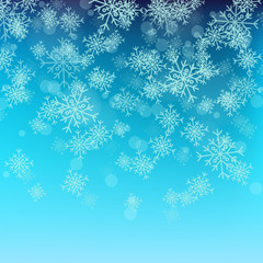 Christmas Snowflake Background 