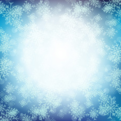 Christmas Snowflake Background 