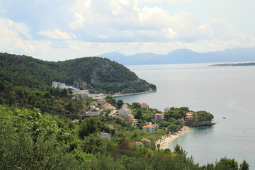 Fototapeta na wymiar Adriatic Sea coast,Croatia