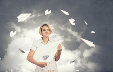 She is acting like child