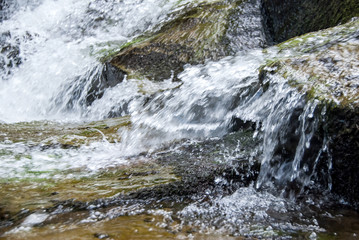 small decortive waterfall