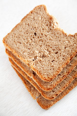 Homemade rye bread