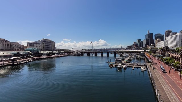 Darling Harbour Timelapse Hyperlapse, Sydney
