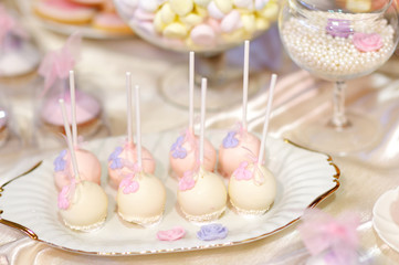 Beautiful desserts, sweets and candy table