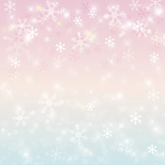 Obraz na płótnie Canvas Snowflakes background