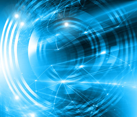 Best Internet Concept of global business.Technological backgroun