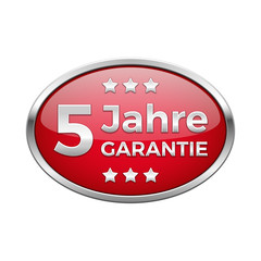 5 Jahre Garantie Siegel