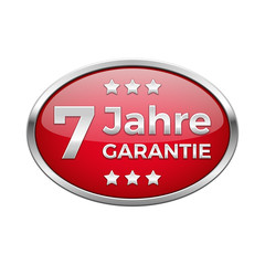 7 Jahre Garantie Siegel