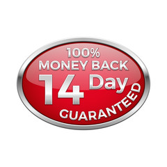 Red money back button