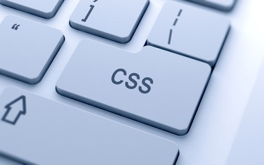 CSS word button on computer keyboard