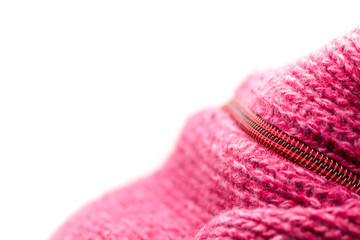 Pink soft wool