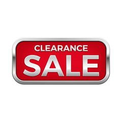 Red sale plate in silver frame