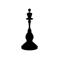 Icon chess queen. Vector.