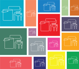 three hundred and sixty degree abstract icon