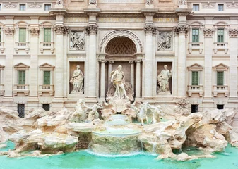 Photo sur Plexiglas Fontaine Fontaine de Trevi, Fontana di Trevi, après la restauration de 2015