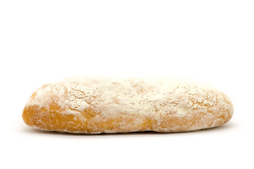 Bread isolated on white