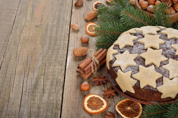 Traditional Christmas cake