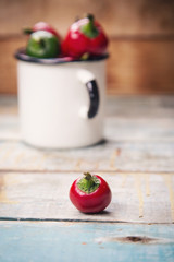 red and green pepper