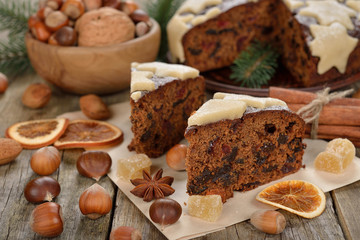 Traditional Christmas cake
