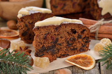 Traditional Christmas cake