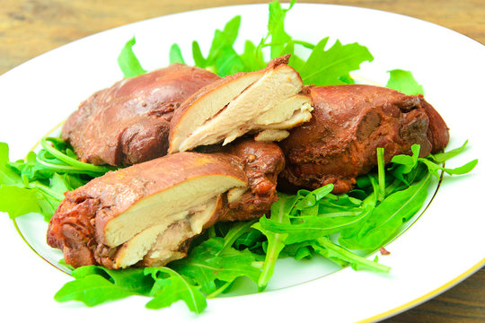 Healthy and Diet Food: Boiled Chicken in Onion Skins.