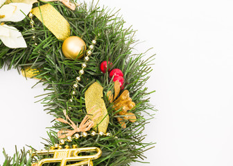 Christmas decorations isolated